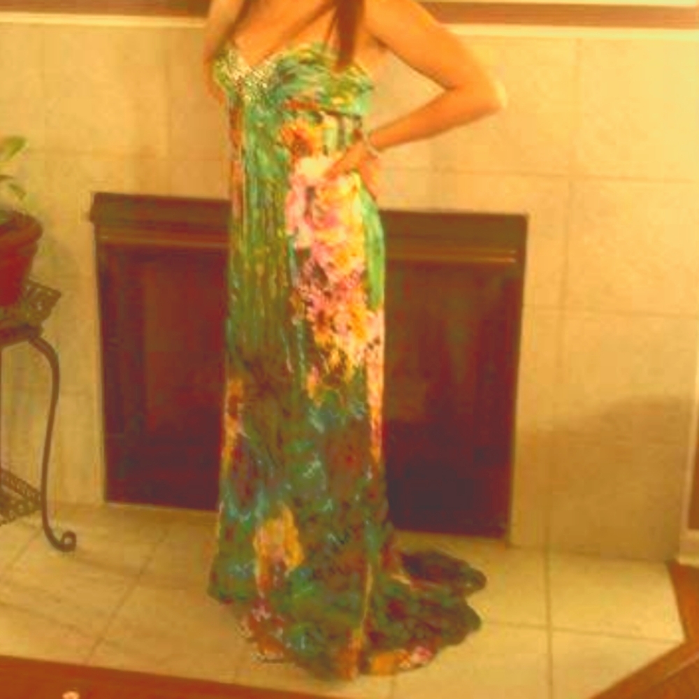 Strapless Prom Dress - Size S